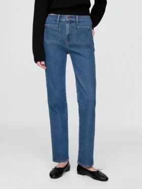High Rise ’90S Slim Straight Jeans