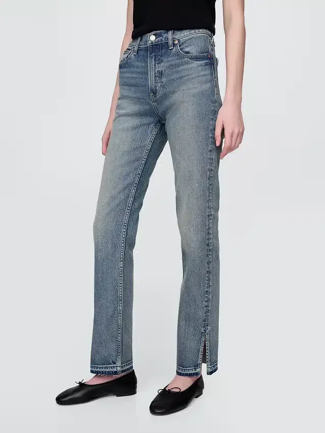 High Rise '90S Slim Straight Jeans