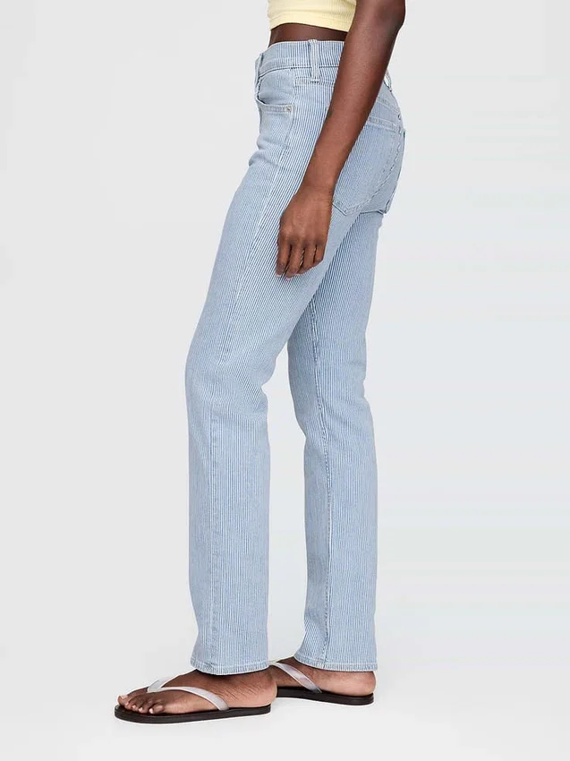High Rise '90S Slim Straight Jeans
