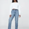 High Rise '90S Slim Straight Jeans