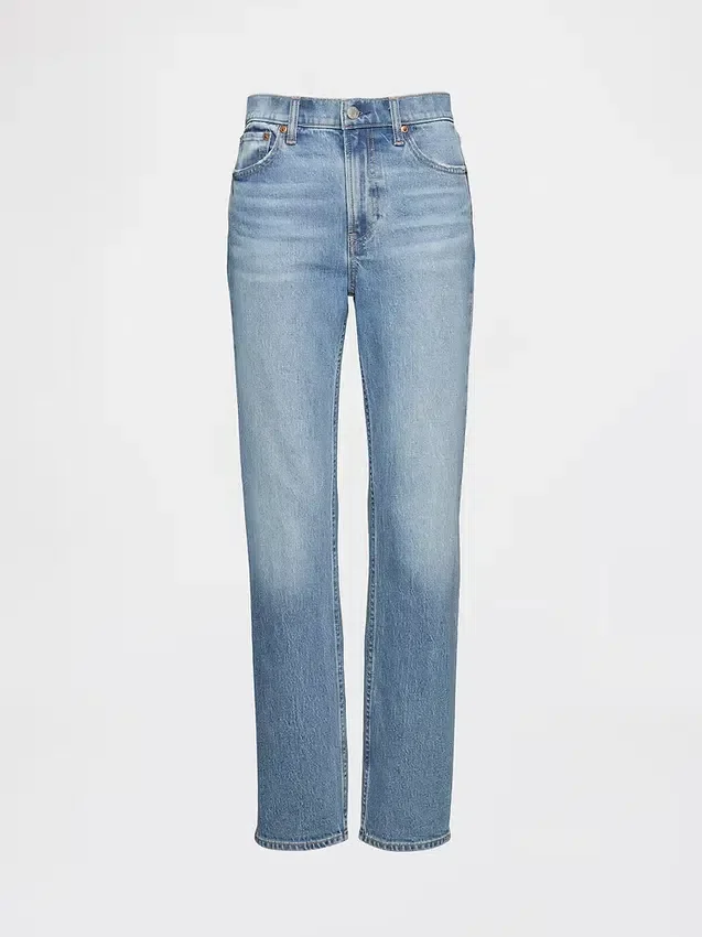 High Rise '90S Slim Straight Jeans