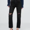High Rise Cheeky Straight Jeans