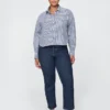 High Rise Cheeky Straight Jeans