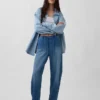 High Rise Easy Barrel-Jeans