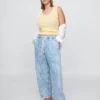 High Rise Easy Barrel-Jeans