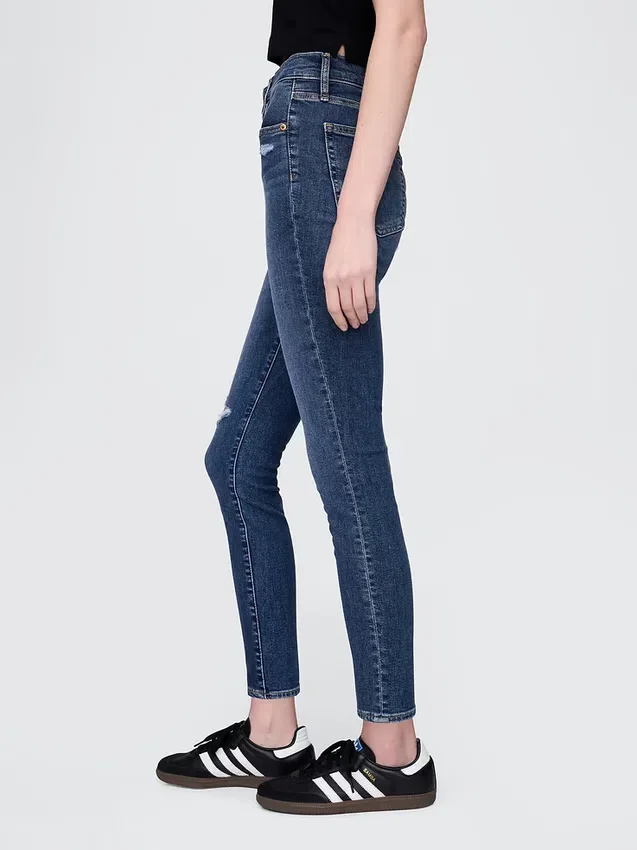 High Rise True Skinny-Jeans