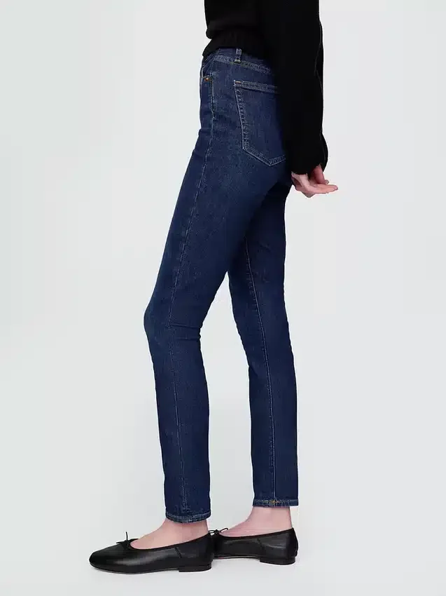 High Rise True Skinny-Jeans