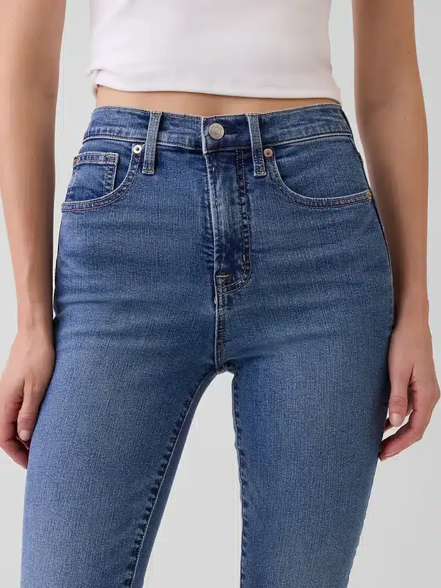 High Rise True Skinny-Jeans