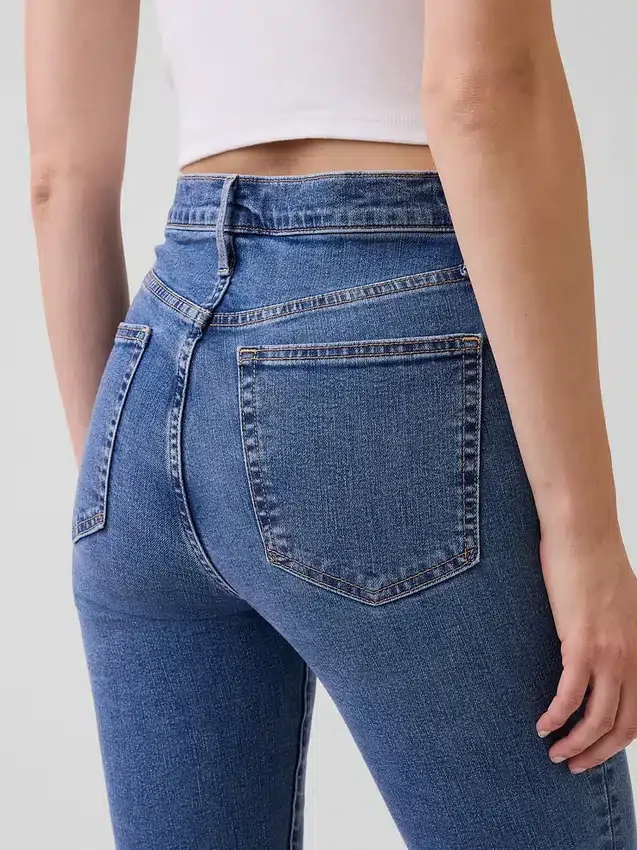 High Rise True Skinny-Jeans