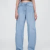 High Rise Ultrasoft Barrel-Jeans