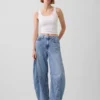 High Rise Ultrasoft Horseshoe-Jeans