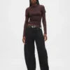 High Rise Ultrasoft Horseshoe-Jeans