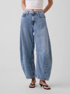 High Rise Ultrasoft Horseshoe-Jeans
