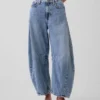 High Rise Ultrasoft Horseshoe-Jeans