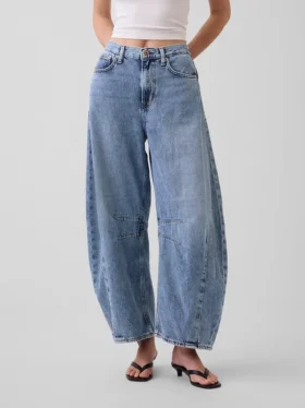 High Rise Ultrasoft Horseshoe-Jeans
