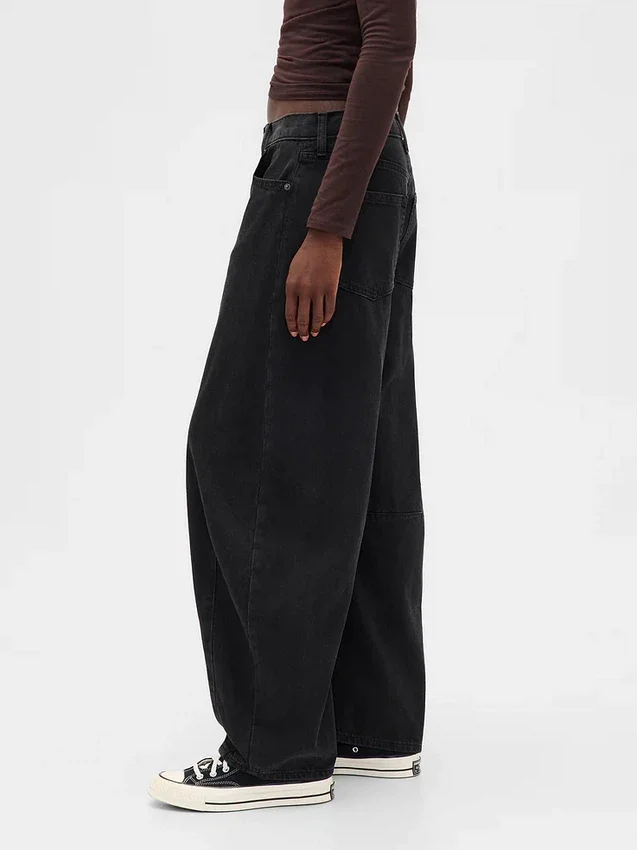 High Rise Ultrasoft Horseshoe-Jeans
