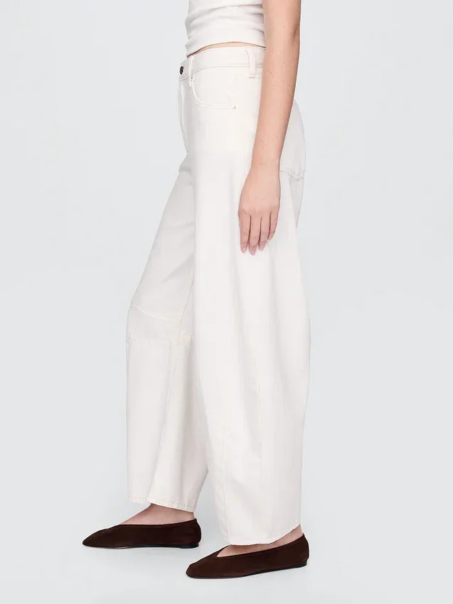 High Rise Ultrasoft Horseshoe-Jeans