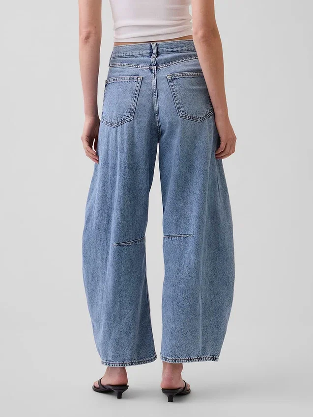 High Rise Ultrasoft Horseshoe-Jeans