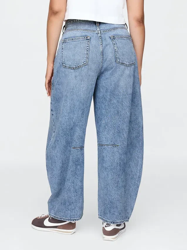 High Rise Ultrasoft Horseshoe-Jeans
