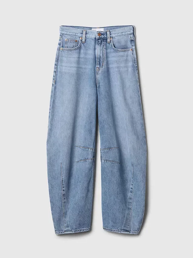 High Rise Ultrasoft Horseshoe-Jeans