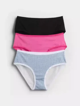 Hipster i økologisk stretchbomull (3-pakning)