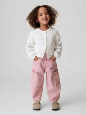 Hjerte-lomme-Jeans med hestesko-design for Baby og Småbarn