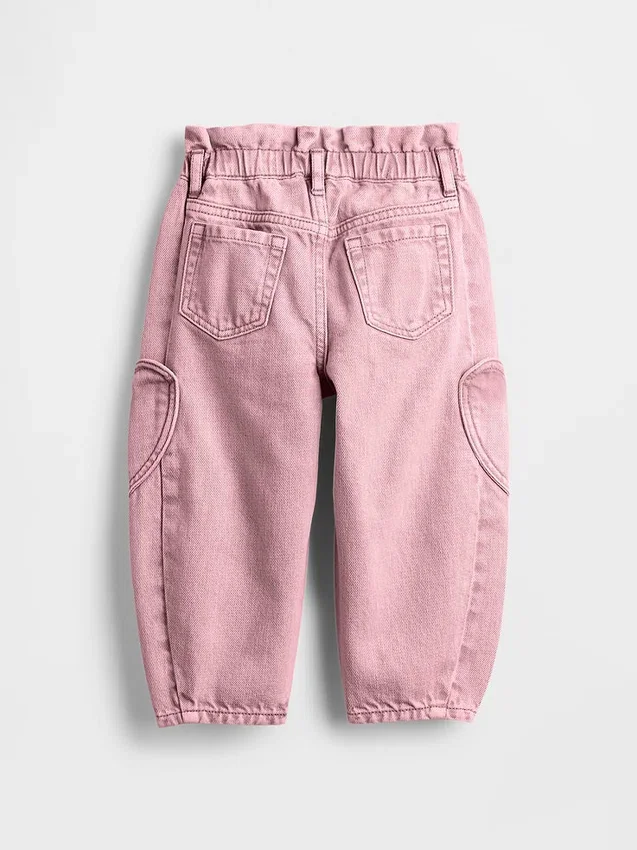 Hjerte-lomme-Jeans med hestesko-design for Baby og Småbarn