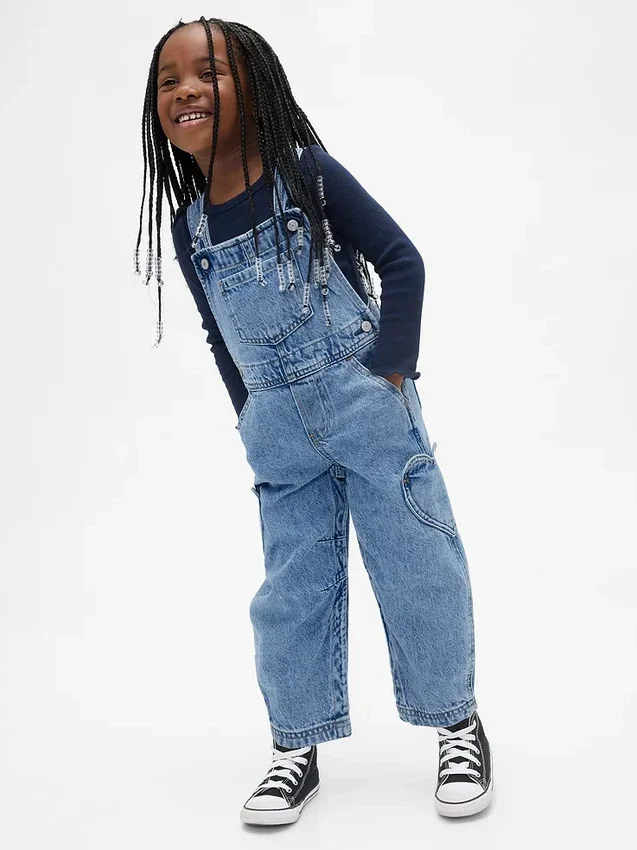 Hjertelomme-overalls med hestesko for Baby og Småbarn