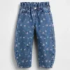 Horseshoe-jeans med blomstermønster for Baby og Småbarn