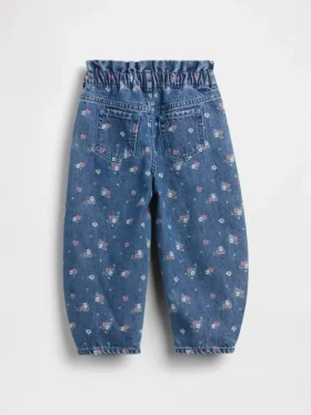 Horseshoe-jeans med blomstermønster for Baby og Småbarn