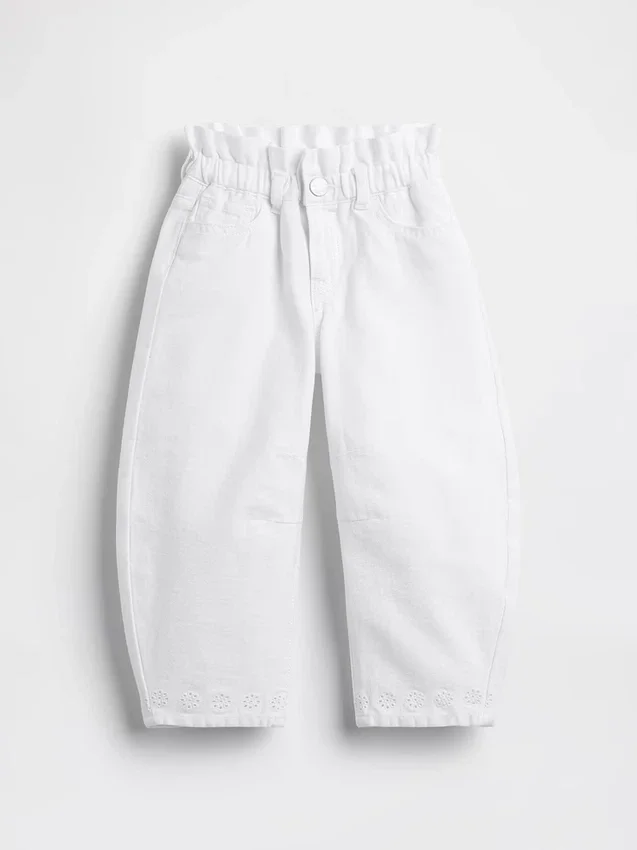 Horseshoe-jeans med hullkant for Baby og Småbarn