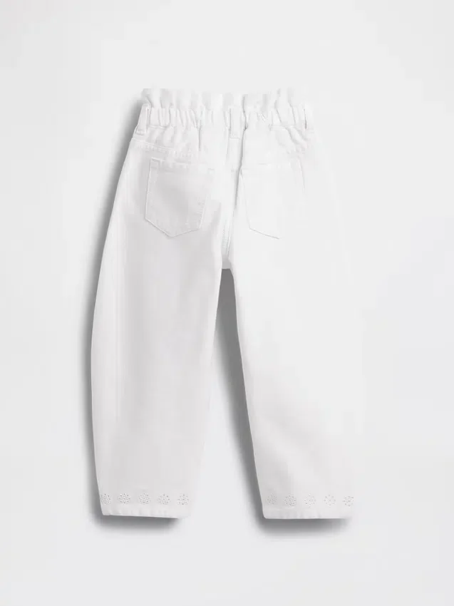 Horseshoe-jeans med hullkant for Baby og Småbarn