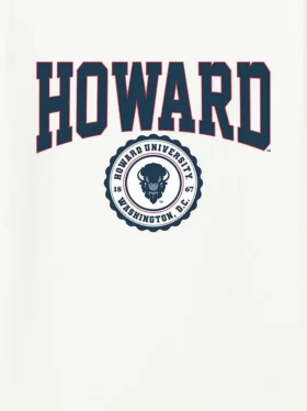 Howard University Collegiate Seal mørk grafisk T-skjorte