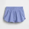 Hurtigtørkende løpeshorts med sommerfuglkant for barn