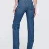 Høy midje, western-inspirerte, slanke, rette Jeans i 90-tallsstil