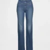 Høy midje, western-inspirerte, slanke, rette Jeans i 90-tallsstil