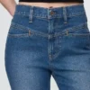 Høy midje, western-inspirerte, slanke, rette Jeans i 90-tallsstil