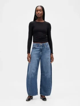 Høytaljede «Horseshoe»-Jeans