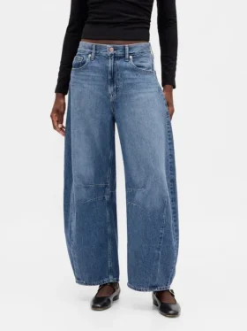 Høytaljede «Horseshoe»-Jeans