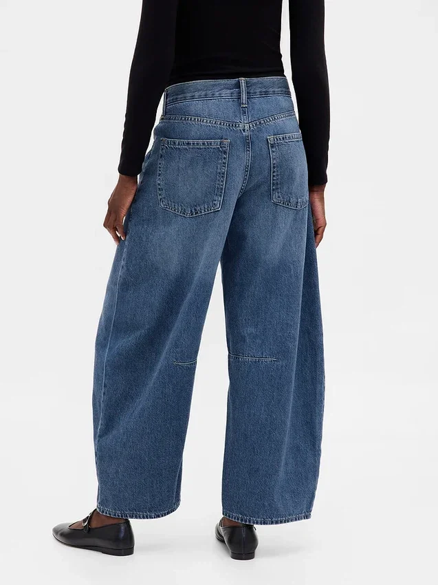 Høytaljede «Horseshoe»-Jeans