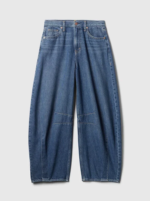 Høytaljede «Horseshoe»-Jeans