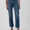Høytaljede, slanke, rette cropped-Jeans i 90-tallsstil