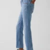 Høytaljede, slanke, rette cropped-Jeans i 90-tallsstil