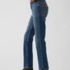 Høytaljede, slanke, rette cropped-Jeans i 90-tallsstil