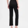Høytaljede, slanke, rette cropped-Jeans i 90-tallsstil