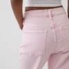 Høytaljede, slanke, rette cropped-Jeans i 90-tallsstil