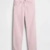 Høytaljede, slanke, rette cropped-Jeans i 90-tallsstil