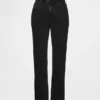 Høytaljede, slanke, rette cropped-Jeans i 90-tallsstil