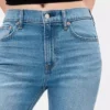 Høytaljede, slanke, rette cropped-Jeans i 90-tallsstil