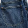 Høytaljede, slanke, rette cropped-Jeans i 90-tallsstil